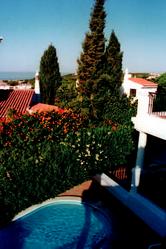 balcony view from the villa vale do lobo